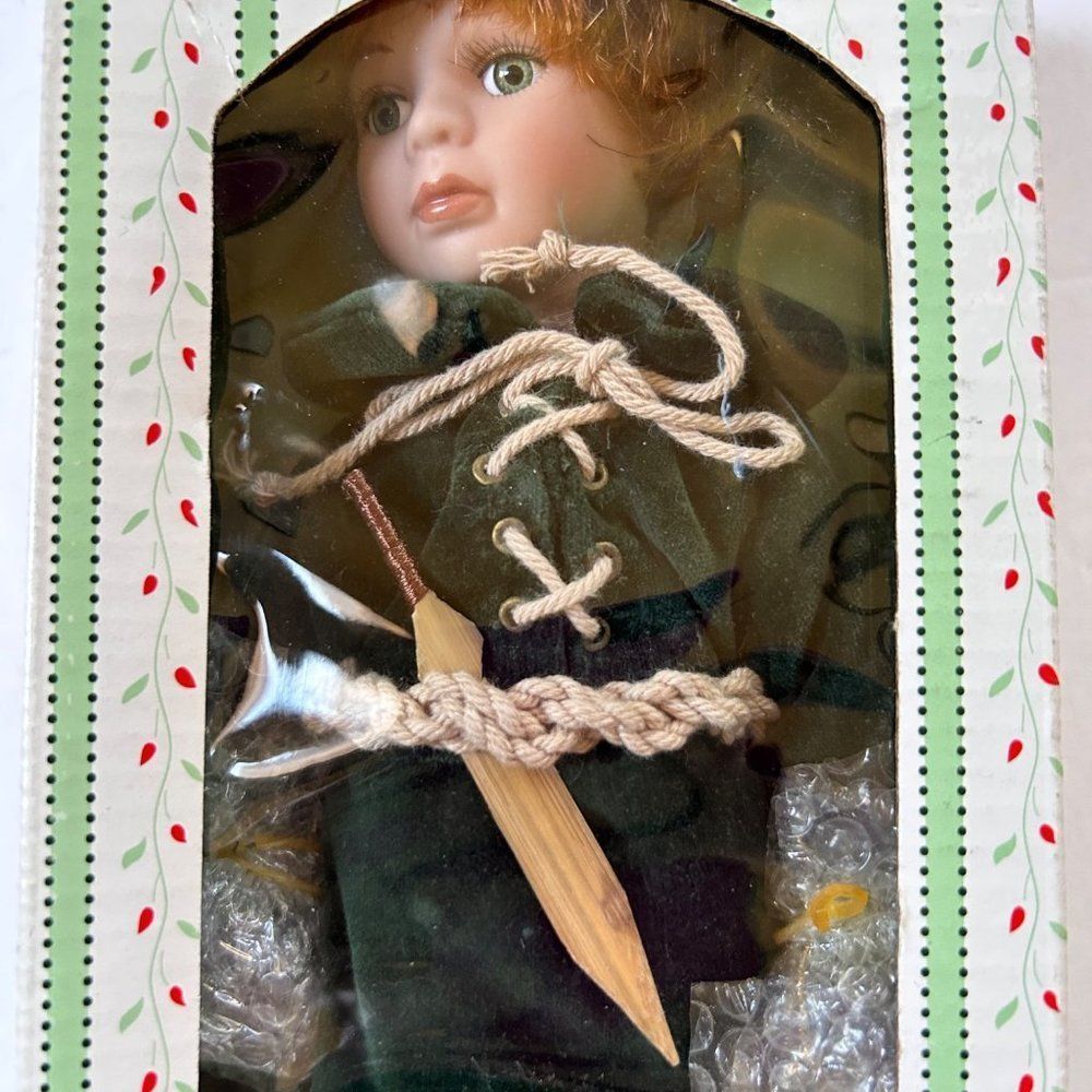 Peter Pan Doll Seymour Mann Storybook Tiny Tots Doll Story Book Porcelain 10" - Picture 12 of 12